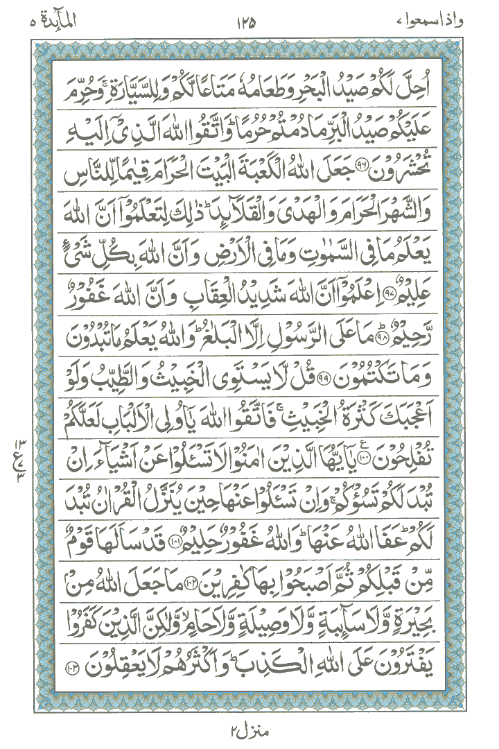 Online Quran Page 125