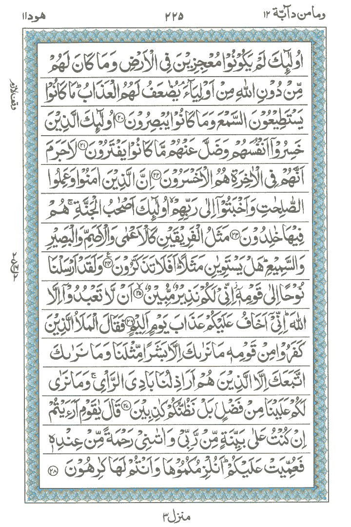 Online Quran Page 225