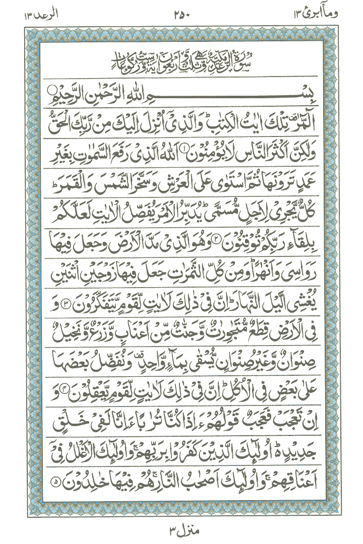 Online Quran Page 250